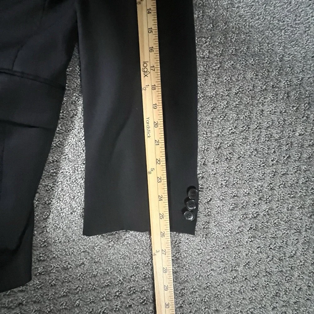 Hugo‎ Boss Scorsese Movie Suit Mens 42L Black 3-Button Wool Blend Made in USA